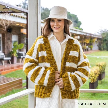 patron tricoter tricot crochet femme veste automne hiver katia 7530 3 p