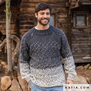patron tricoter tricot crochet homme pull automne hiver katia 7530 24 p