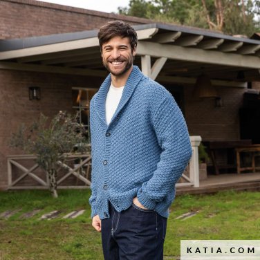 patron tricoter tricot crochet homme veste automne hiver katia 7530 31 p