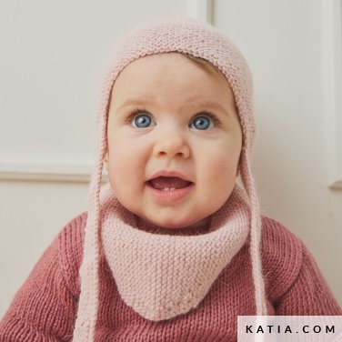 patron tricoter tricot crochet layette bandana automne hiver katia 7531 29 p