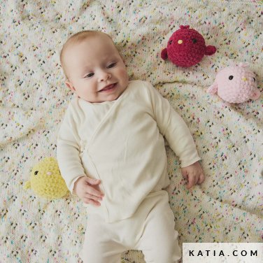 patron tricoter tricot crochet layette couverture automne hiver katia 7531 14 p