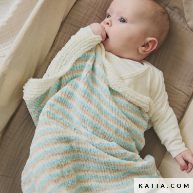 patron tricoter tricot crochet layette couverture automne hiver katia 7531 2 p