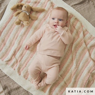 patron tricoter tricot crochet layette couverture automne hiver katia 7531 3 p