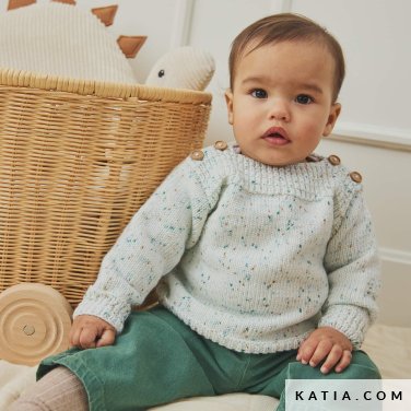 patron tricoter tricot crochet layette pull automne hiver katia 7531 23 p