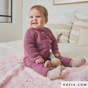 patron tricoter tricot crochet layette pull automne hiver katia 7531 5 p