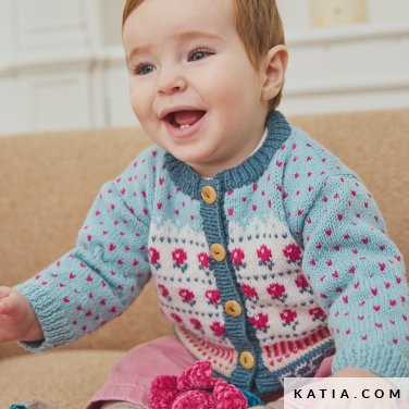 patron tricoter tricot crochet layette veste automne hiver katia 7531 20 p