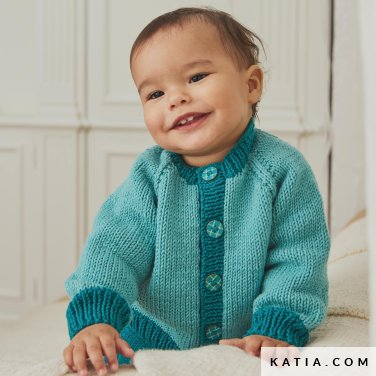 patron tricoter tricot crochet layette veste automne hiver katia 7531 26 p