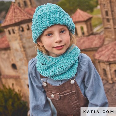 patron tejer punto ganchillo ninos conjunto otono invierno katia 7532 9 p