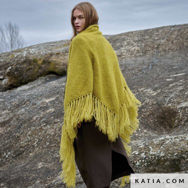 patroon breien haken dames stola herfst winter katia 7533 15 p