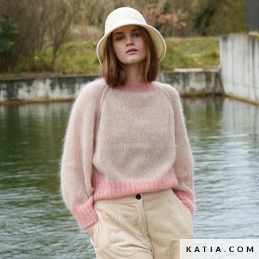 patroon breien haken dames trui herfst winter katia 7533 7 p