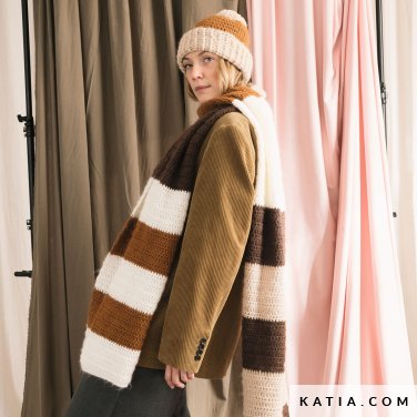 patroon breien haken dames set herfst winter katia 7534 18 p