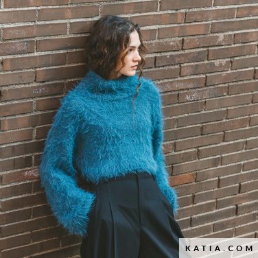 patroon breien haken dames trui herfst winter katia 7535 14 p