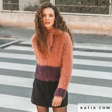 patroon breien haken dames trui herfst winter katia 7535 19 p