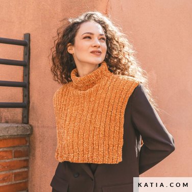 patroon breien haken dames vest herfst winter katia 7535 10 p