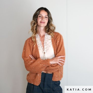 patroon breien haken dames jas herfst winter katia 7627 7 p