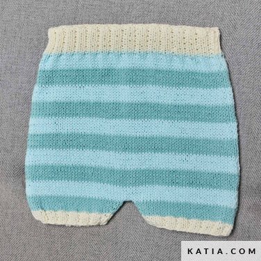 patron tejer punto ganchillo bebe pantalon primavera verano katia 7692 17 p