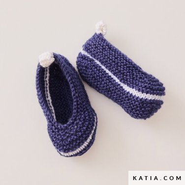 patron tejer punto ganchillo bebe patucos primavera verano katia 7692 27 p