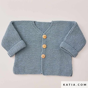 patroon breien haken baby jas lente zomer katia 7692 21 p
