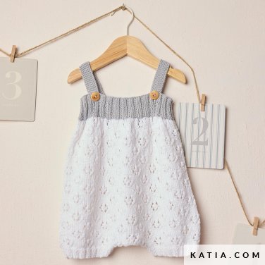 patroon breien haken baby kruippakje lente zomer katia 7692 4 p