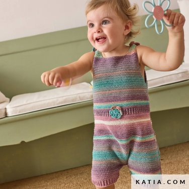 patroon breien haken baby slabbetje lente zomer katia 7692 35b p