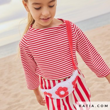 patroon breien haken kinderen heuptasje lente zomer katia 7693 25 p