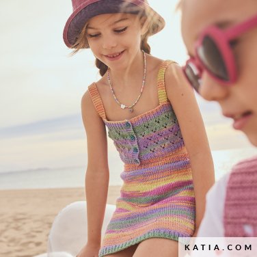 patroon breien haken kinderen topje lente zomer katia 7693 21b p