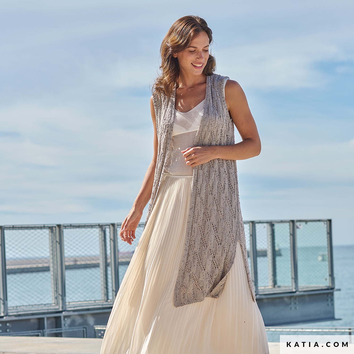 vest female knitted dress - Woman - Spring / Summer Saison_Printemps