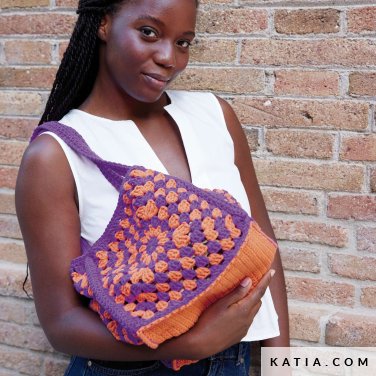 patroon breien haken dames tas lente zomer katia 7697 21 p
