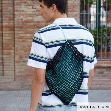 patroon breien haken heren rugzak lente zomer katia 7697 17 p