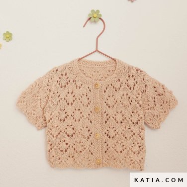 patroon breien haken baby jas lente zomer katia 7900 16 p