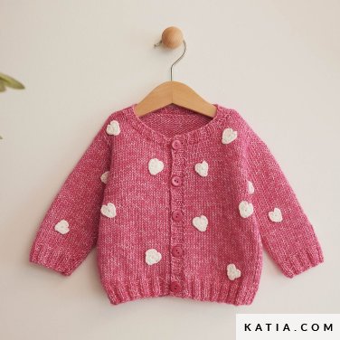 patroon breien haken baby jas lente zomer katia 7900 19 p