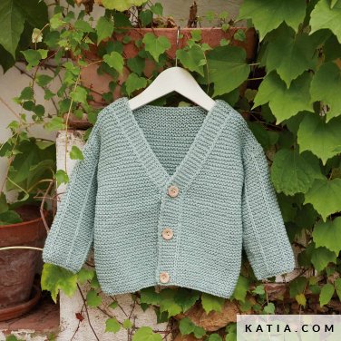 patroon breien haken baby jas lente zomer katia 7900 31 p