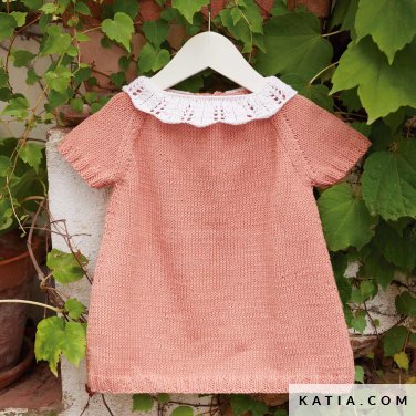 patroon breien haken baby jurk lente zomer katia 7900 30 p
