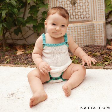 patroon breien haken baby romper lente zomer katia 7900 25 p