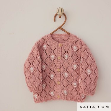 patroon breien haken baby trui lente zomer katia 7900 12 p