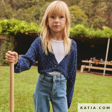 patroon breien haken kinderen jas lente zomer katia 7901 22 p