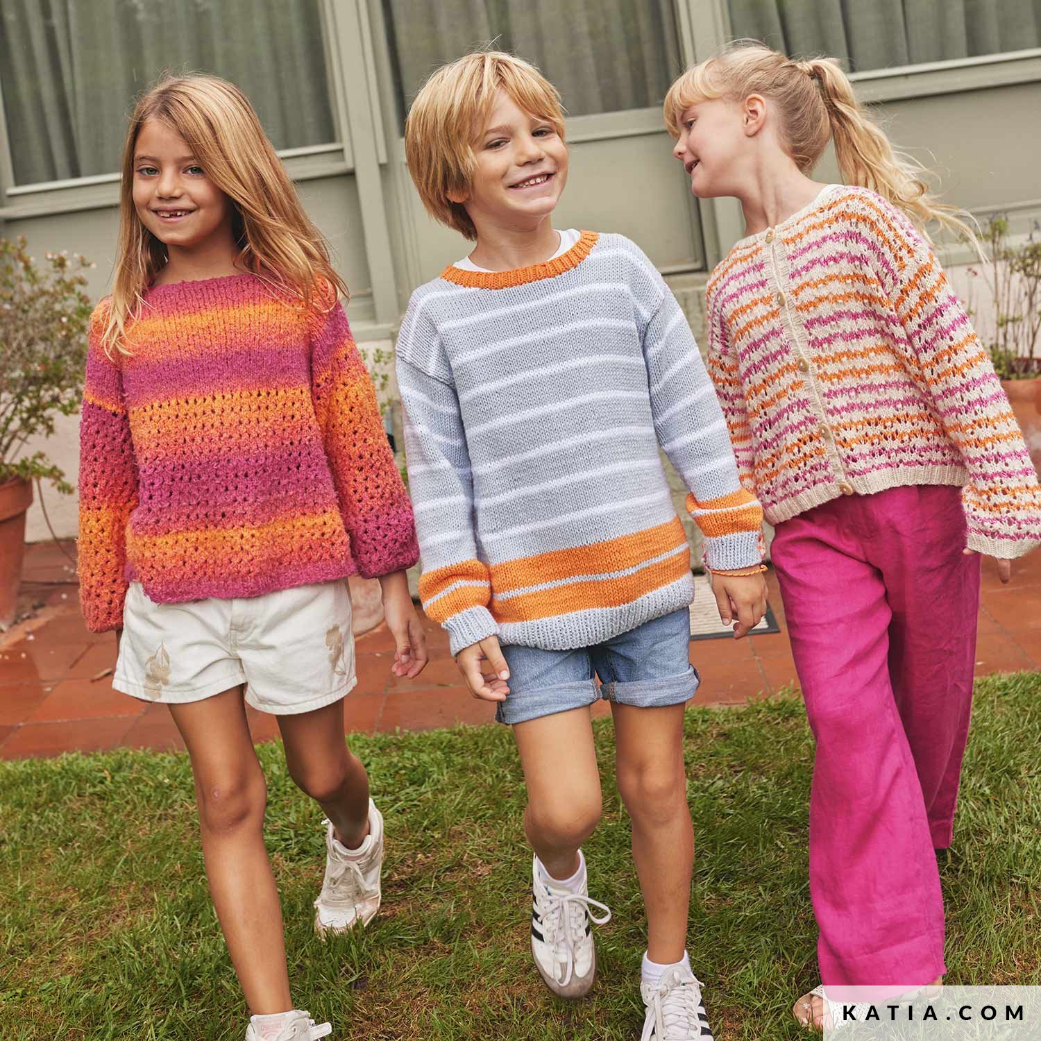 Sweater - Kids - Spring / Summer - models & patterns | Katia.com