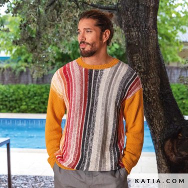 patroon breien haken heren trui lente zomer katia 7902 3 p