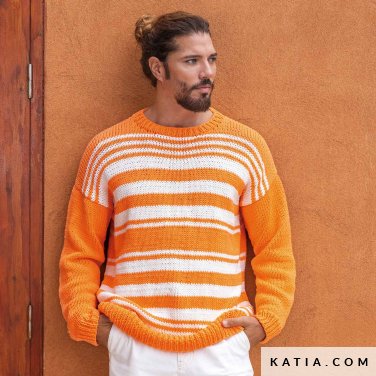 patroon breien haken heren trui lente zomer katia 7902 7 p