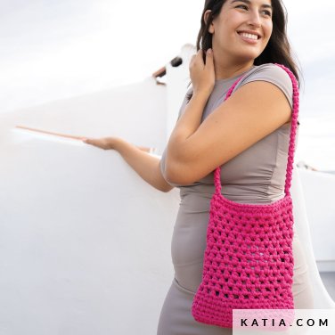 patroon breien haken dames tas lente zomer katia 7903 19 p