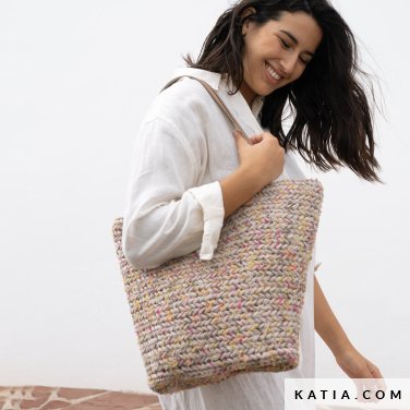 patroon breien haken dames tas lente zomer katia 7903 24 p