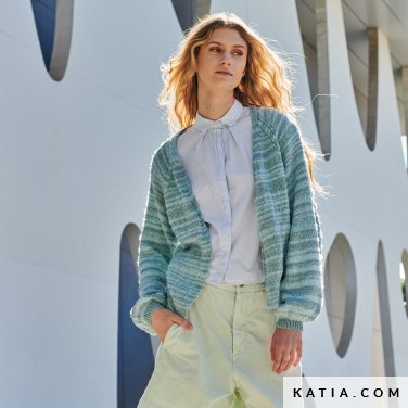 patroon breien haken dames jas lente zomer katia 7904 7 p