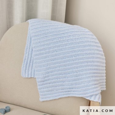patroon breien haken baby deken herfst winter katia 7920 24 p