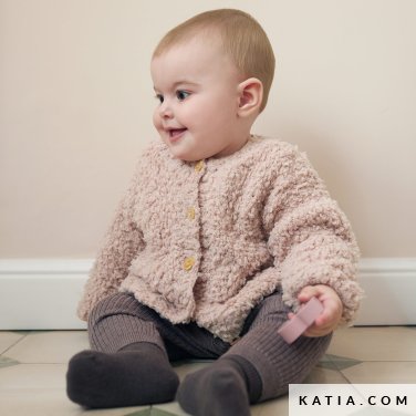 patroon breien haken baby jas herfst winter katia 7920 10 p