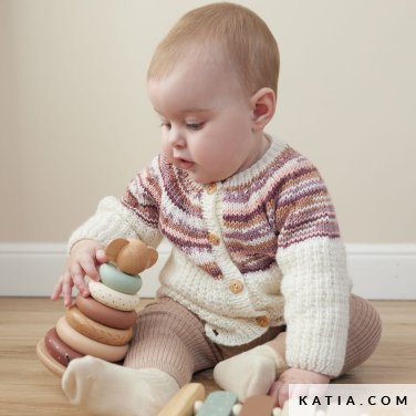 patroon breien haken baby jas herfst winter katia 7920 11 p