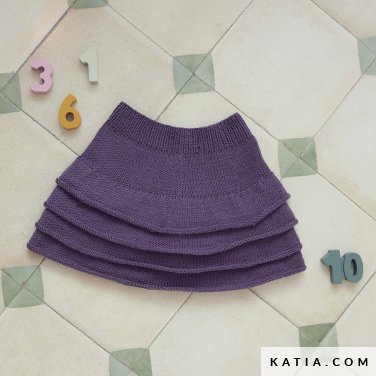 patroon breien haken baby rok herfst winter katia 7920 18 p