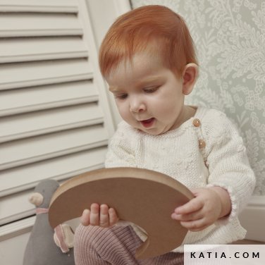 patroon breien haken baby trui herfst winter katia 7920 4 p