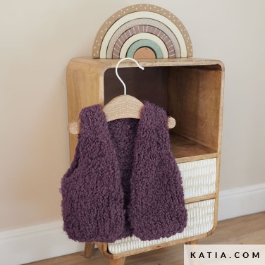 patroon breien haken baby vest herfst winter katia 7920 14b p