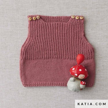 patroon breien haken baby vest herfst winter katia 7920 28 p