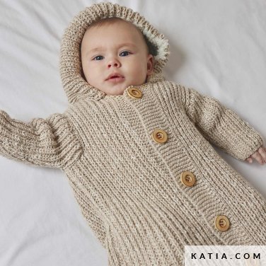 patroon breien haken baby zak herfst winter katia 7920 1 p